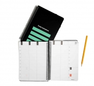 Kalender 2025/2026 (dansk) Fundo-kalender stående A5 UDSOLGT